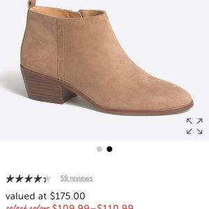 Brand new j crew factory sawyer suade boots